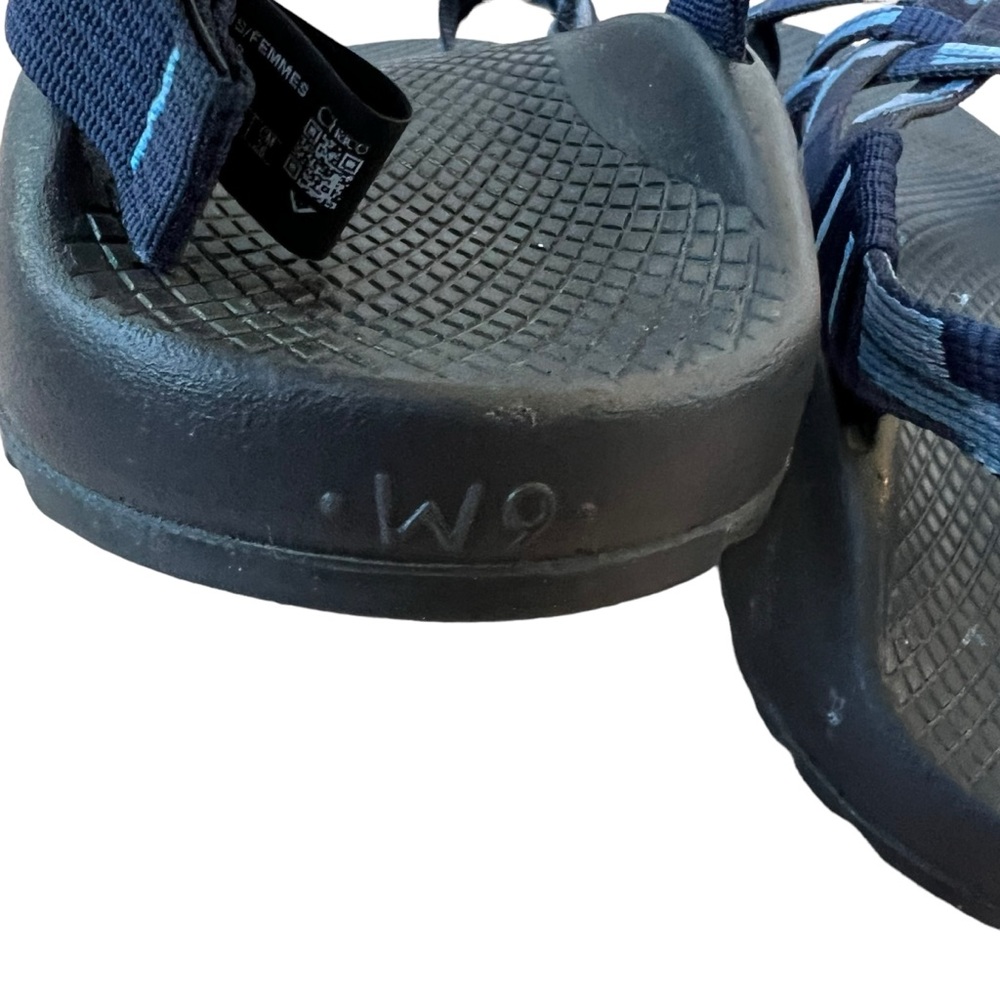 Chaco Women's Blue Strappy Sport Sandals - Picture 6 of 7